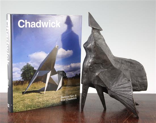§ Lynn Chadwick (1914-2003) Maquette II, Walking Woman, 1984, 11.75in.